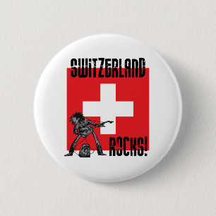Die Schweiz-Felsen Button