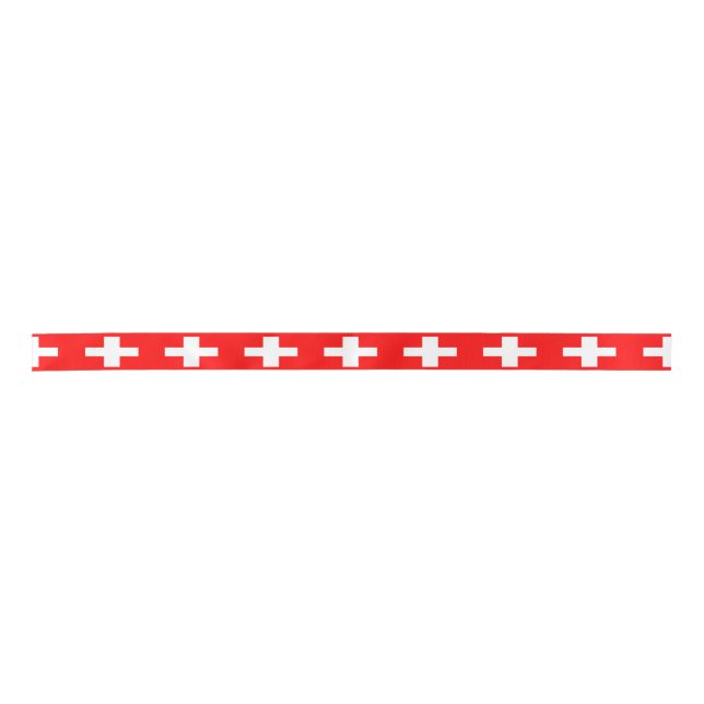 die Schweiz flag.png Satinband (Vorderseite)