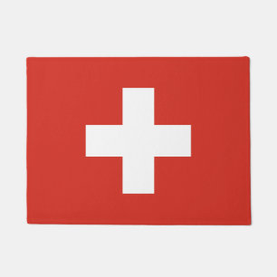 Die Schweiz-Flagge Fußmatte