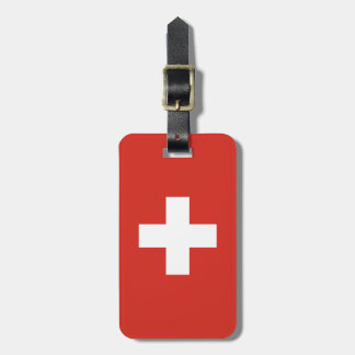 Die Schweiz-Flagge Gepäckanhänger
