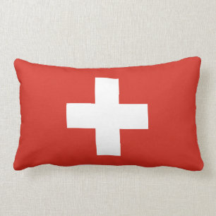 Die Schweiz-Flagge Lendenkissen