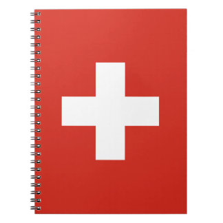 Die Schweiz-Flagge Notizblock