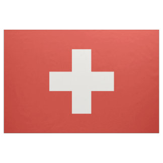 Die Schweiz-Flagge Stoff