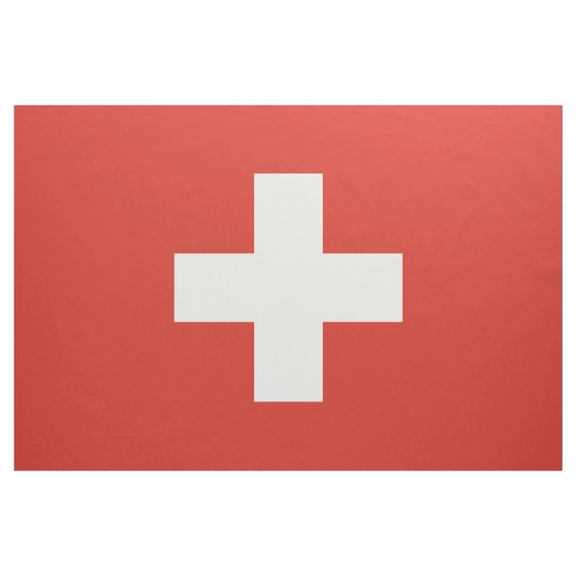 Die Schweiz-Flagge Stoff (Yard (91,4 cm))