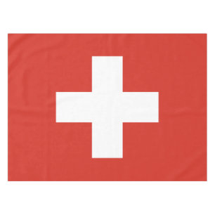Die Schweiz-Flagge Tischdecke