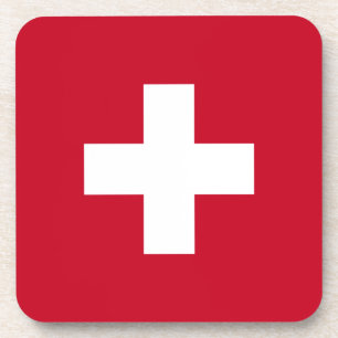 Die Schweiz-Flagge Untersetzer
