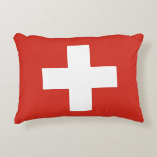 Die Schweiz-Flagge Zierkissen