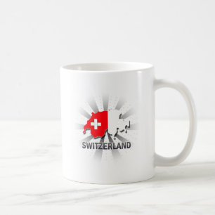 Die Schweiz-Flaggen-Karte 2,0 Tasse