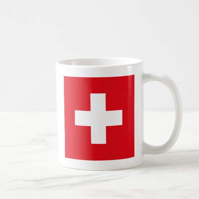 Die Schweiz-Flaggen-Tasse Tasse (Rechts)