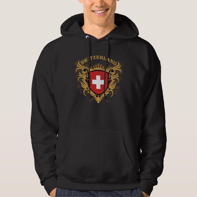 Die Schweiz Hoodie (Vorderseite)