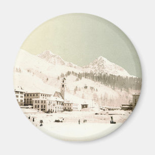 Die Schweiz im Winter Magnet
