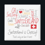 Die Schweiz ist Cheesy: Für Fondue Lovers! Magnet<br><div class="desc">Liste der Lieblingssendungen über die Schweiz,  und Käse ist da oben!</div>