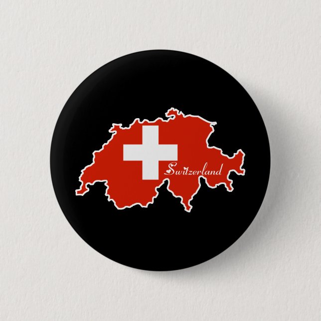 Die Schweiz-Knopf Button (Vorderseite)