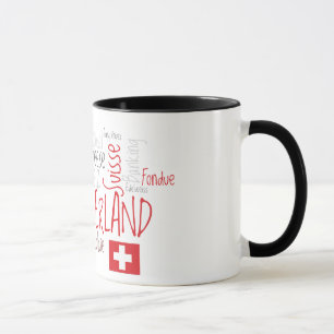 Die SCHWEIZ - Land des Käses und der Schokolade! Tasse