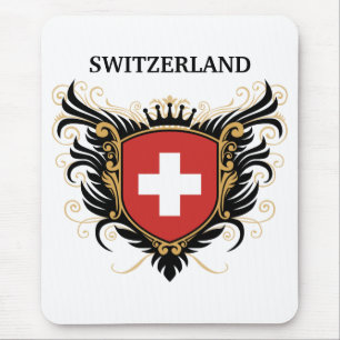 Die Schweiz [personifizieren Sie] Mousepad