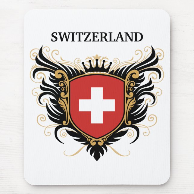 Die Schweiz [personifizieren Sie] Mousepad (Vorne)