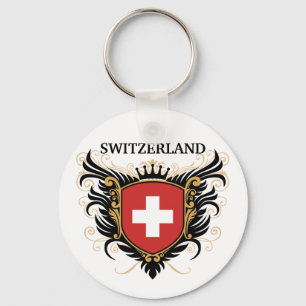 Die Schweiz [personifizieren Sie] Schlüsselanhänger