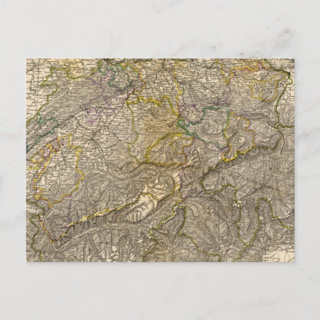 Die Schweiz Postkarte (Vorderseite)