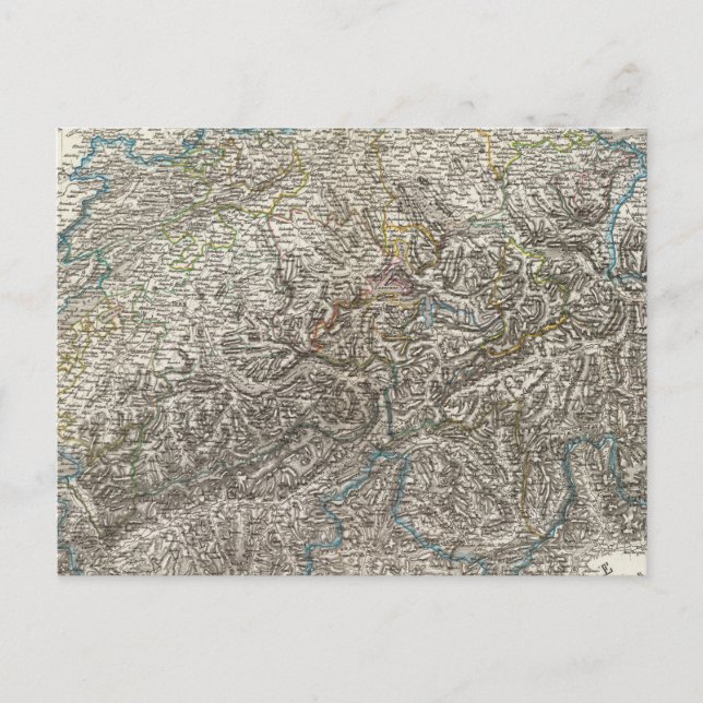 Die Schweiz - Schweiz Postkarte (Vorderseite)