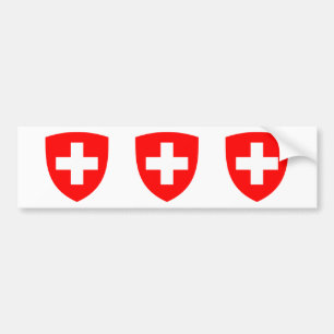 Die Schweiz-Wappen Autoaufkleber