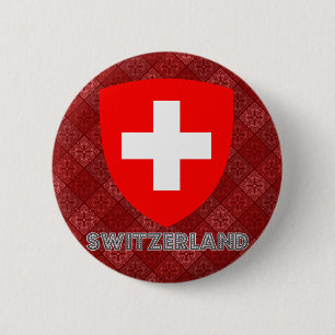 Die Schweiz-Wappen Button