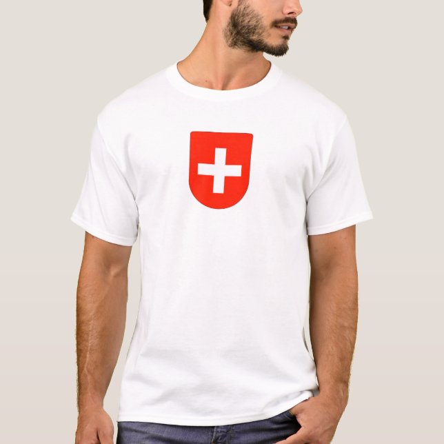 Die Schweiz-Wappen T-Shirt (Vorderseite)