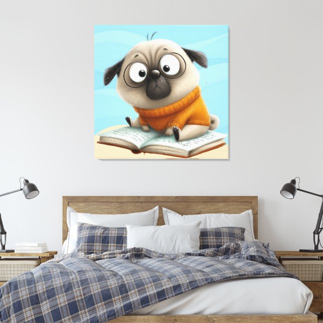Die Schwerkraft der Geschichten Leinwanddruck (Insitu (Schlafzimmer))