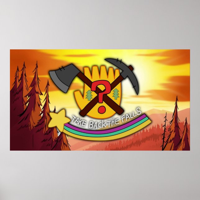 Die Schwerkraftfälle bringen den Fall zurück Poster (Vorne)