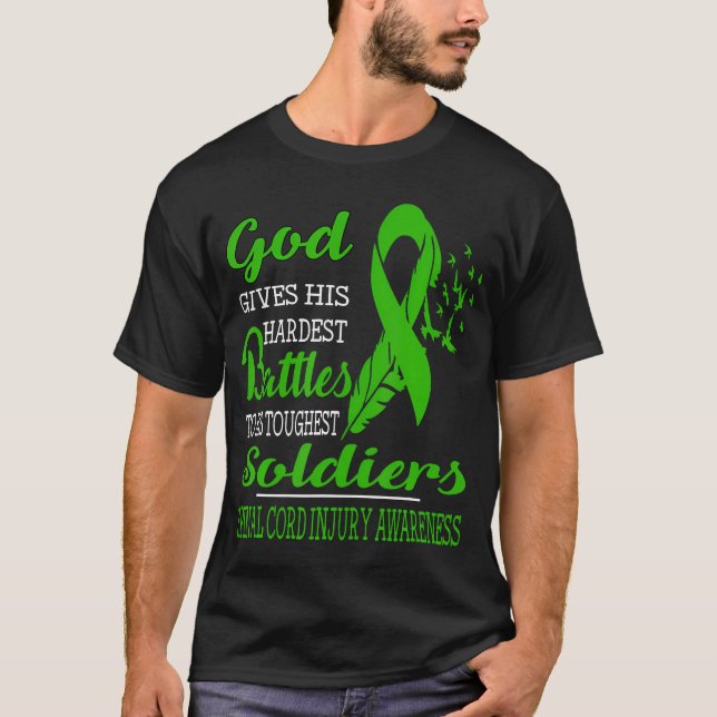 Die schwersten Soldaten Gottes - Spinalkornverletz T-Shirt (Vorderseite)