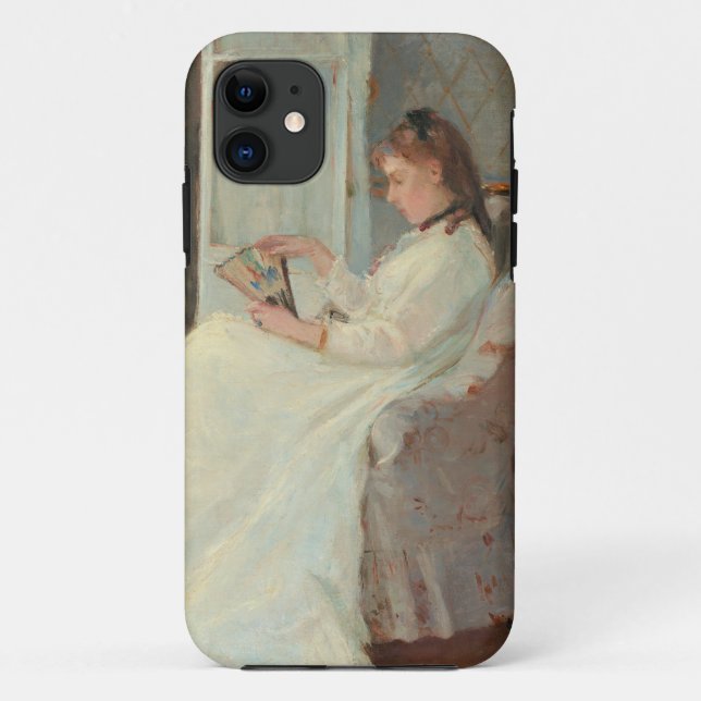 Die Schwester des Künstlers an einem Fenster, 1869 Case-Mate iPhone Hülle (Rückseite)