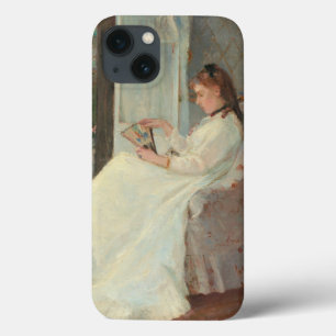 Die Schwester des Künstlers in einem Fenster, 1869 iPhone 13 Hülle