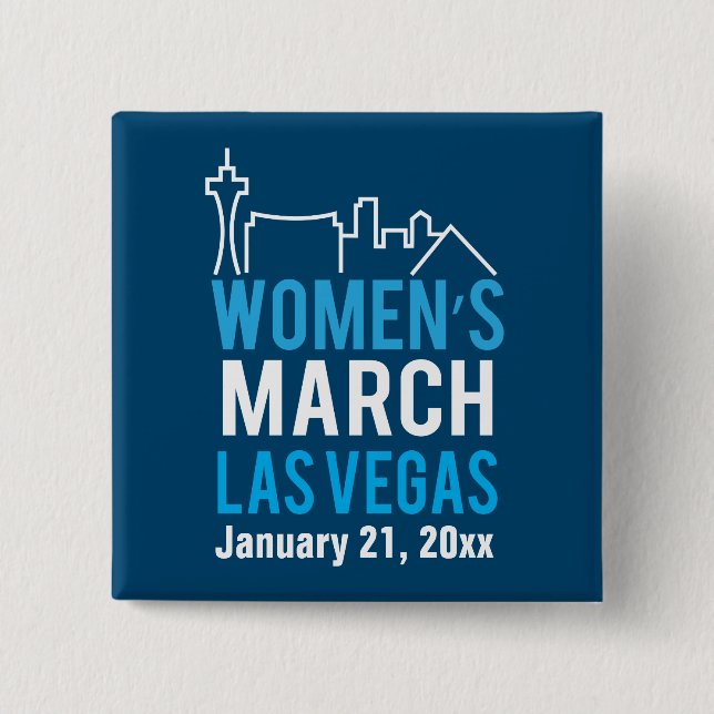 Die Schwester-März Las Vegas Januar der Frauen Button (Vorderseite)