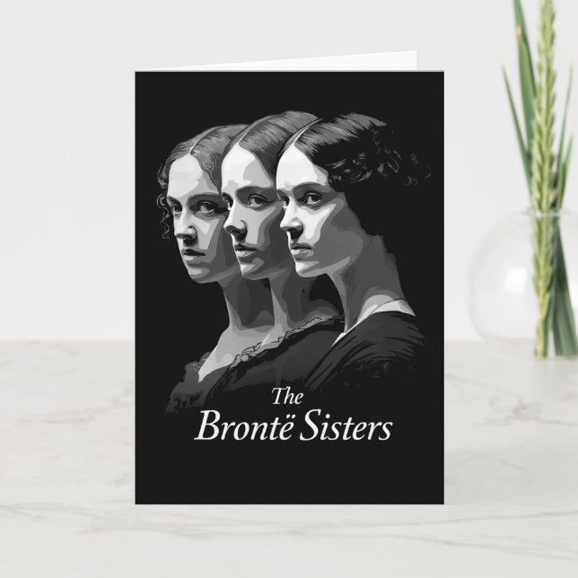 Die Schwestern Brontë Feiertagskarte (Vorderseite)