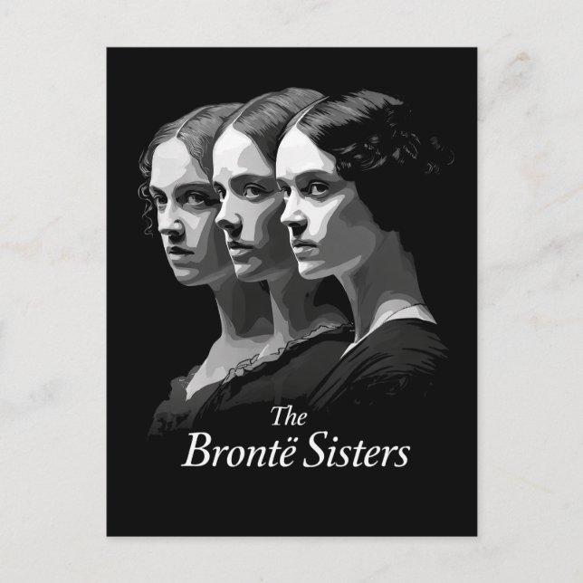 Die Schwestern Brontë Postkarte (Vorderseite)