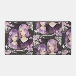 Die Schwestern Lavendel & Sakura Schreibtischunterlage
