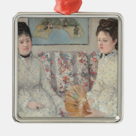Die Schwestern (von Berthe Morisot) Ornament Aus Metall