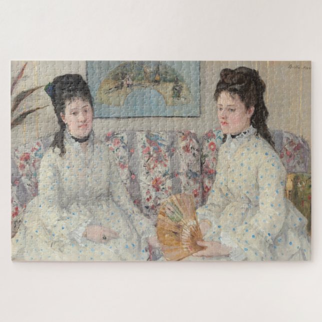 Die Schwestern (von Berthe Morisot) Puzzle (Horizontal)