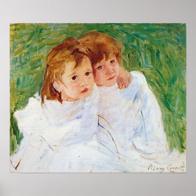 Die Schwestern von Mary Stevenson Cassatt Poster (Vorne)
