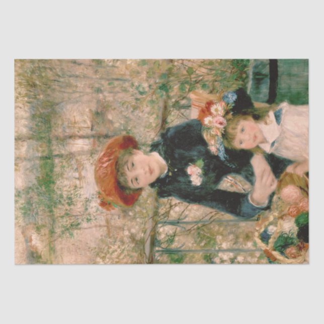 Die Schwestern von Renoir Shabby Chic Tissue Paper Seidenpapier (Vorderseite)