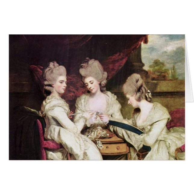 Die Schwestern Waldegrave durch Reynolds-Sir (Vorderseite (Horizontal))