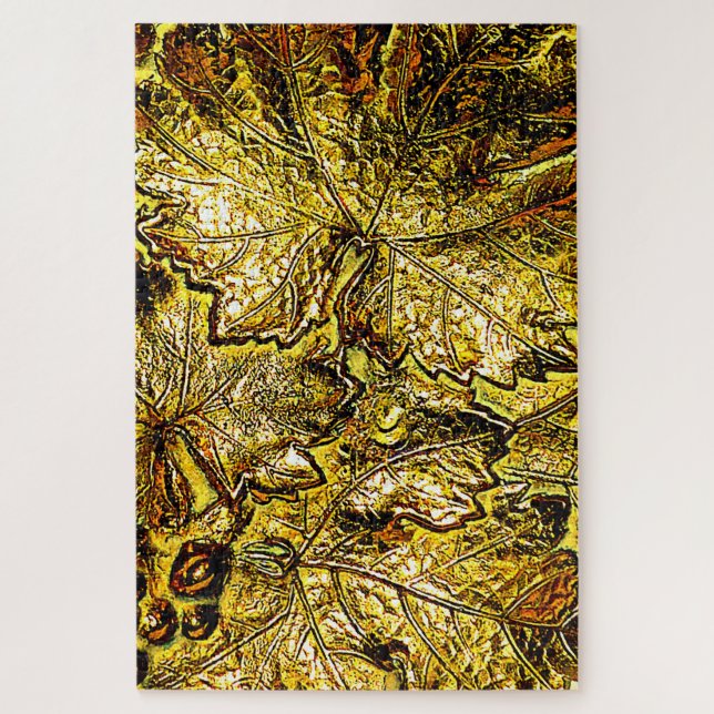 DIE SCHWIERIGSTEN GOLDENEN BLÄTTER DER WELT PUZZLE (Vertikal)