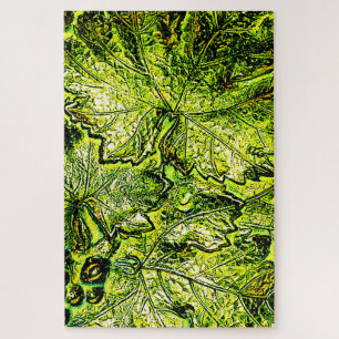 DIE SCHWIERIGSTEN GRÜNEN BLÄTTER DER WELT PUZZLE