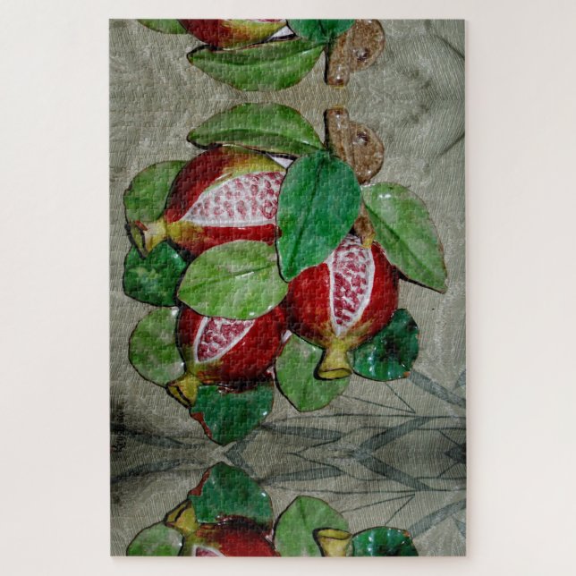 DIE SCHWIERIGSTEN POMEGRANATEN DER WELT KUNST PUZZ PUZZLE (Vertikal)