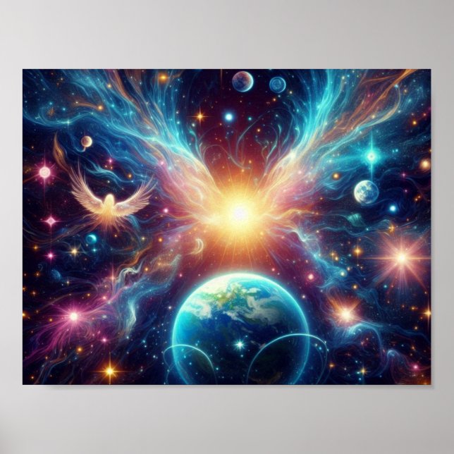 Die Schwingung des Universums Poster (Vorne)