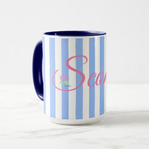 Die Sconset Blue Stripe-Tasse Tasse