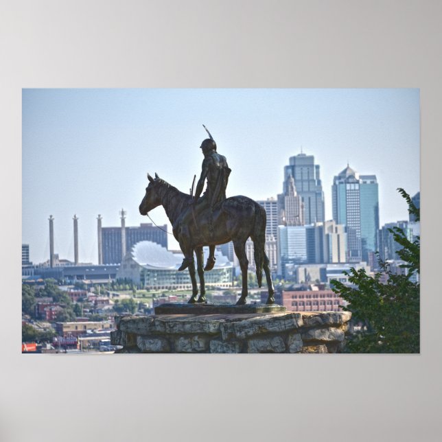 Die Scout-Statue, Kansas City Poster (Vorne)