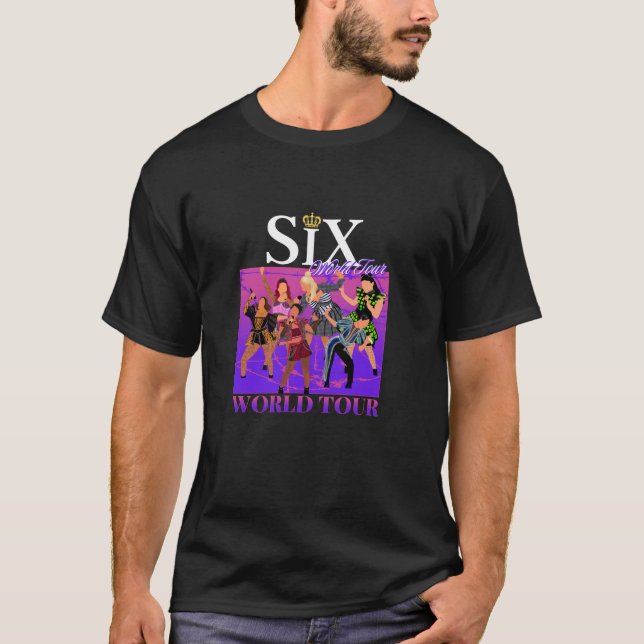 Die sechs Ehefrauen von Henry VIII sechs das musik T-Shirt (Vorderseite)