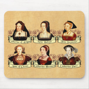 Die sechs Ehefrauen von Klassiker Henrys VIII Mousepad