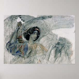 Die sechs Flügeldrachen vom Propheten Poster