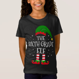Die sechste Stufe Elf Matching Familie Weihnachten T-Shirt